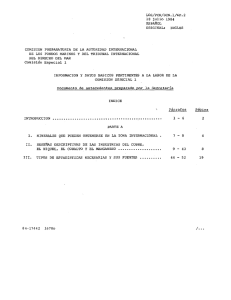 LOS/PCN/SCN. 1/WP. 2 18 julio 1984 ESPAÑOL ORIGINAL