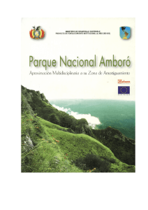 Parque Nacional Amboro