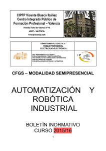 automatización y robótica industrial