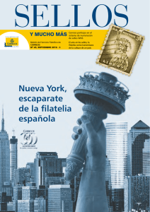 Nueva York, escaparate de la filatelia española