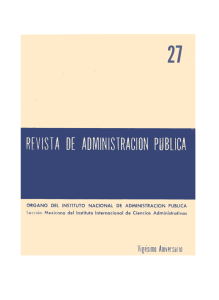Número 27 - Instituto Nacional de Administración Pública, AC