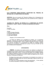 Resolución 2013-10 Asunto Abogados de Huesca