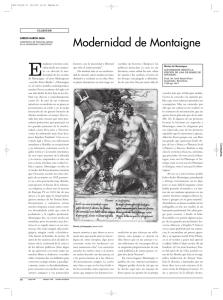 Modernidad de Montaigne