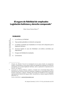 7 el seguro de fidelidad.p65 - Revistas científicas Pontifica