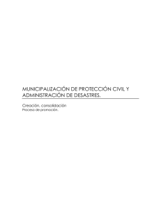 MUNICIPALIZACIN DE PROTECCIN CIVIL