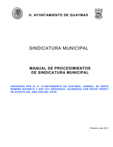 sindicatura municipal