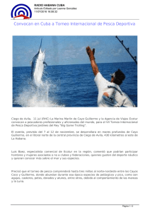 Convocan en Cuba a Torneo Internacional de Pesca Deportiva