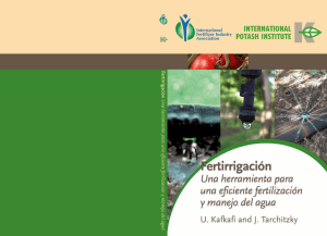 en la fertirrigación - IFA-International Fertilizer Industry Association
