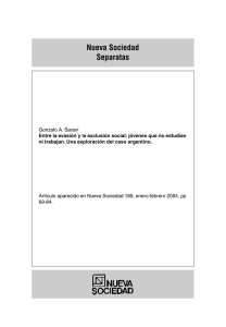 jóvenes que no estudian ni trabajan