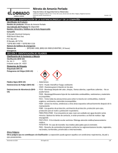 Nitrato de Amonio Perlado - EL Dorado Chemical Company