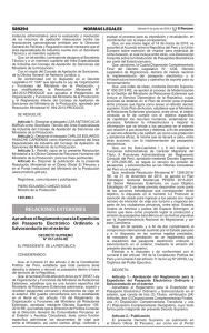 RELACIONES EXTERIORES - Consulado General del Perú