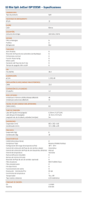 LG Mini Split JetCool (SP122CM) – Especificaciones