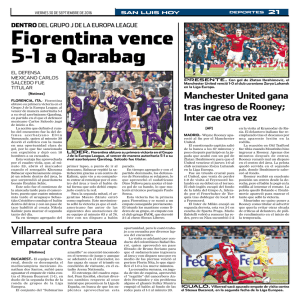 Fiorentina vence 5-1 a Qarabag