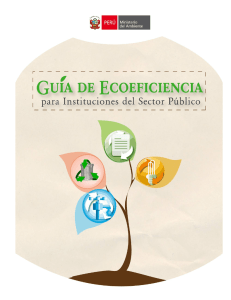 Guía de ecoeficiencia - Ministerio del Ambiente