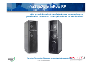 InfraStruXure InRow RP - hm sistemas de energia