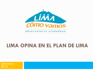 Lima Opina en el Plan de Lima