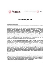 Finanzas para ti - Colegio de Contadores Públicos de México
