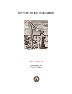 Documento sobre la historia de los telescopios [pdf 456,4 KB]