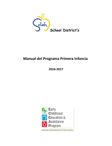 Manual del Programa Primera Infancia