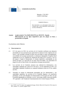 Ayuda estatal n° SA.34469 (2014/NN) (ex 2012/CP)