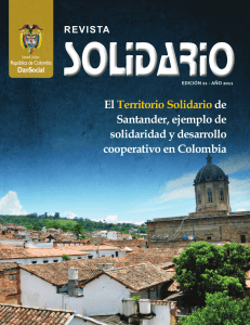 Territorio Solidario en las provincias del sur de Santander
