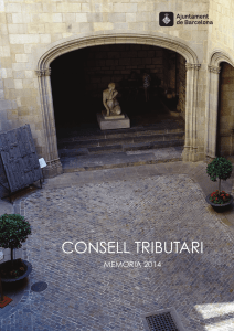 Memoria año 2014 - Ajuntament de Barcelona