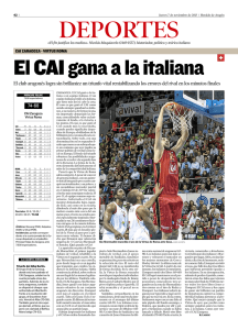 El CAI gana a la italiana - Zaragoza, Ciudad de Baloncesto