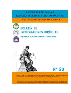 2015 Primera Edición - Universidad de Panamá