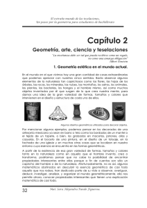 Capítulo 2. Geometría, Arte, Ciencia y Teselaciones