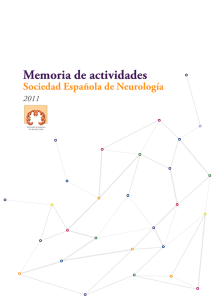 Memoria año 2011 - Sociedad Española de Neurología