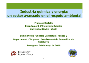 Francesc Castells - Industria química y energía: un sector avanzado