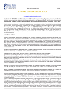 Extensión del Convenio de Oficinas y Despachos de la provincia de