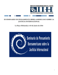 2016 Programa III Seminario de Pensamiento Iberoamericano sobre
