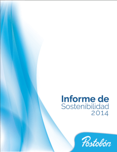 informe sostenibilidad 2014 Postobon
