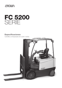 Carretillas elevadoras FC 5200 Especificaciones