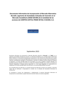 Documento Informativo de Incorporación