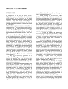 comision de sedentarismo - Sociedad Argentina de Cardiología