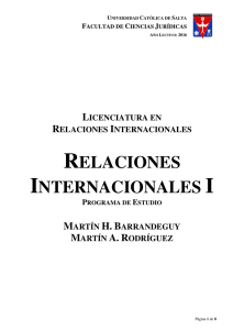 relaciones internacionales i