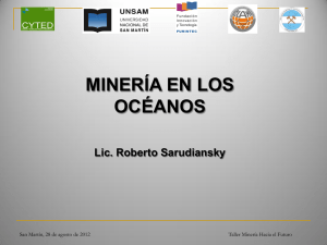 recursos minerales de la plataforma continental argentina