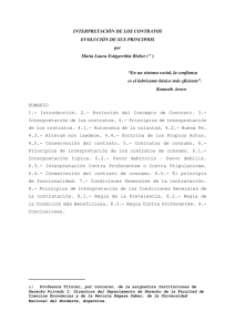 Interpretación contratos - Academia Nacional de Derecho y