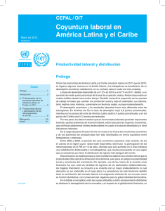 CEPAL/OIT - Coyuntura laboral en América Latina y el Caribe