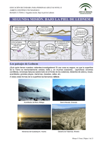 Los procesos geológicos externos e internos