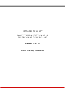 historia de la ley constitución política de la república de