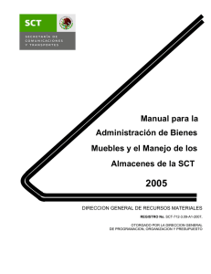 mabmmasct-2005 - Secretaría de Comunicaciones y Transportes