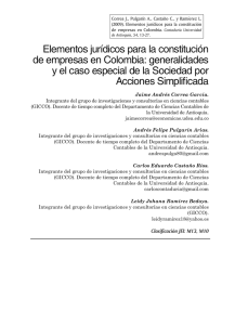 Elementos jurídicos para la constitución de empresas en Colombia