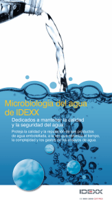 Bottled Water Brochure Spanish