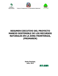 promaren - Ministerio de Medio Ambiente y Recursos Naturales