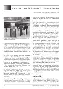 Análisis de la morosidad en el sistema bancario peruano