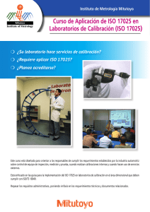 Curso de Aplicación de ISO 17025 en Laboratorios de