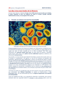 Los diez virus más letales de la Historia